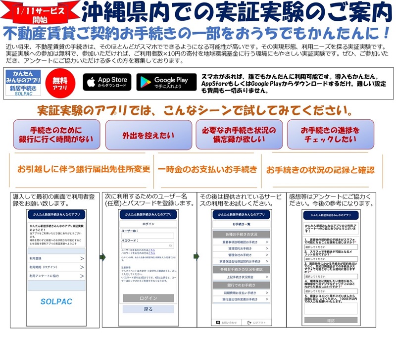 実証実験案内