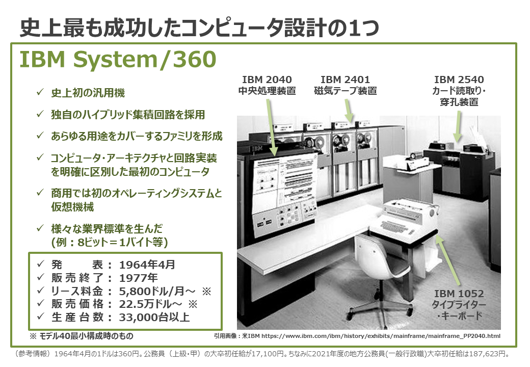 史上最も成功したコンピュータ設計の1つ