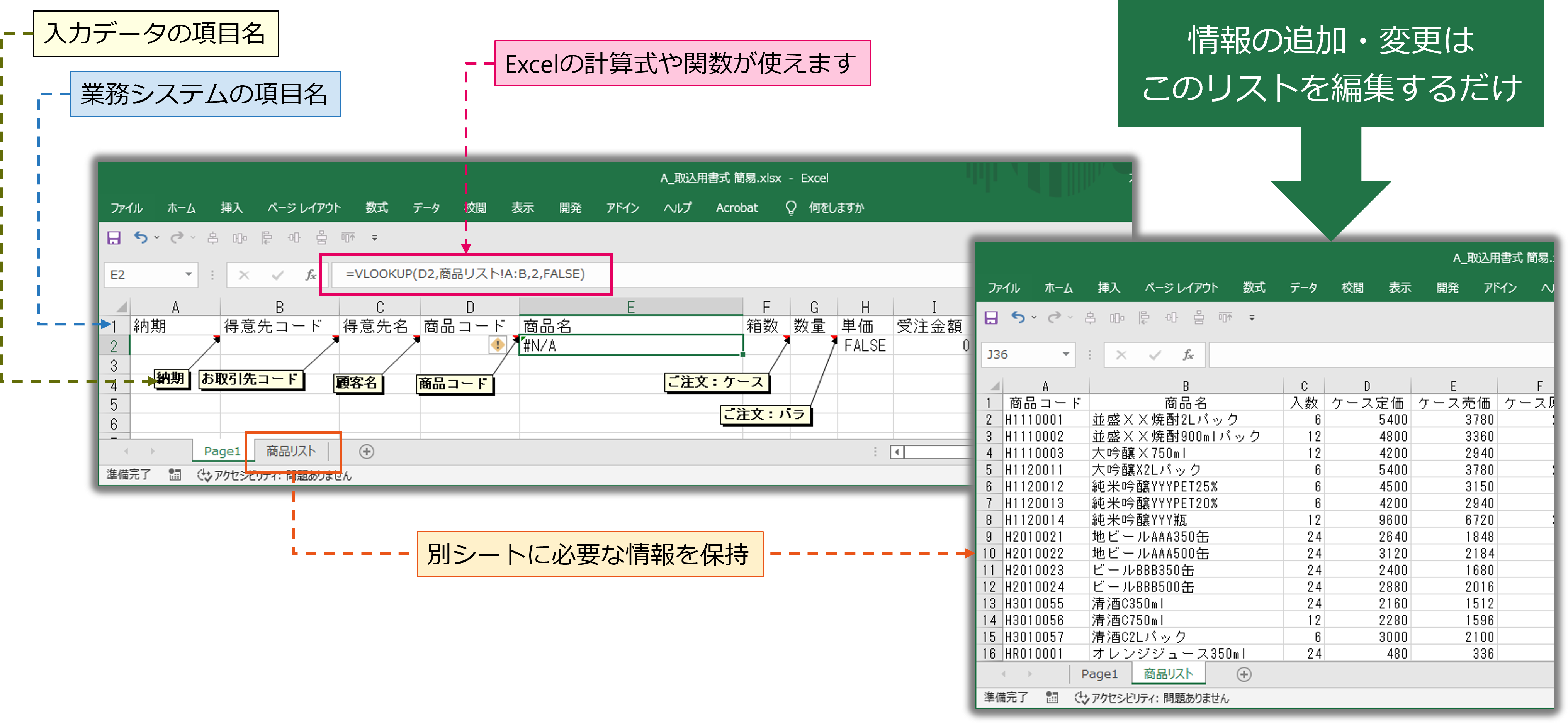 設定例：データ変換